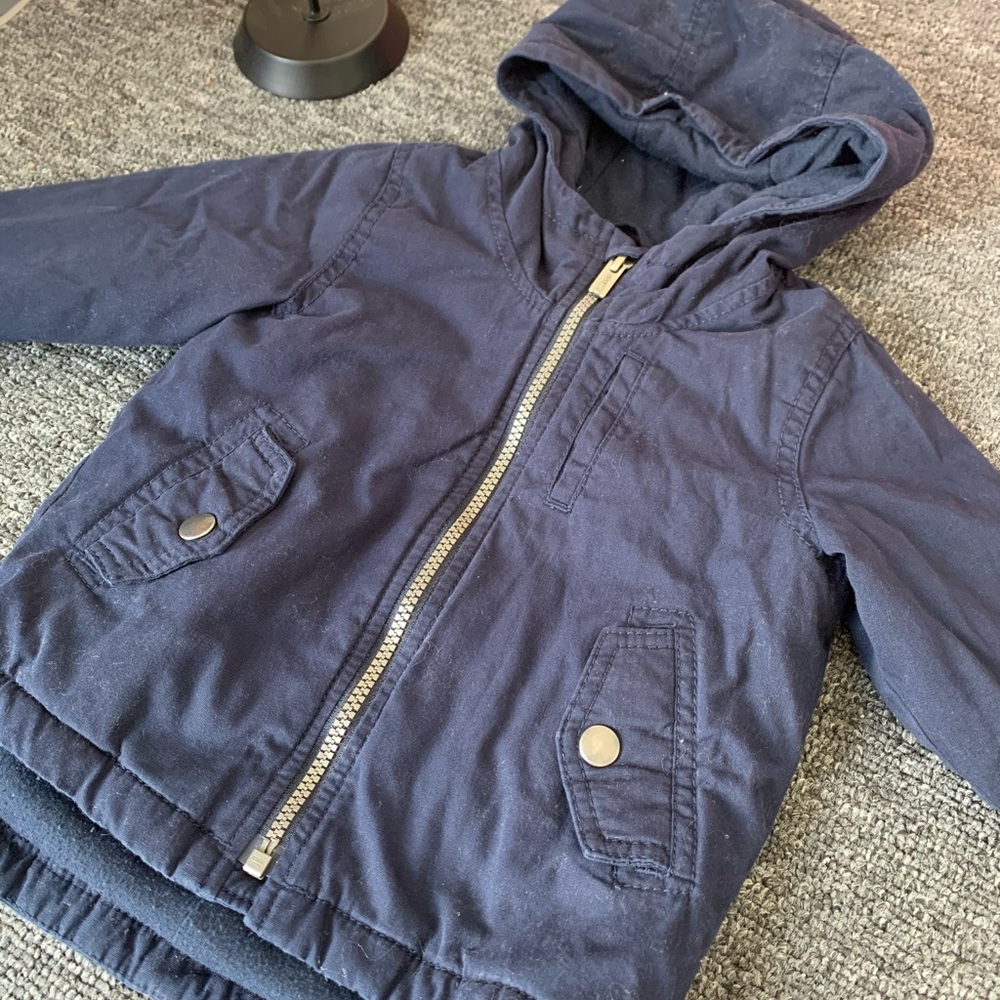 Lined toddler jacket